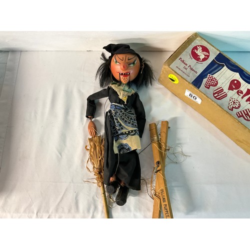 80 - EARLY VINTAGE PELHAM PUPPET IN ORIGINAL CONDITION WITH ORIGINAL BOX