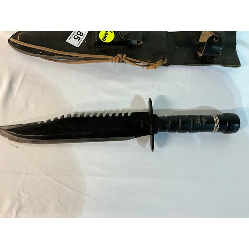 85 - LARGE DAGGER IN SHEATH