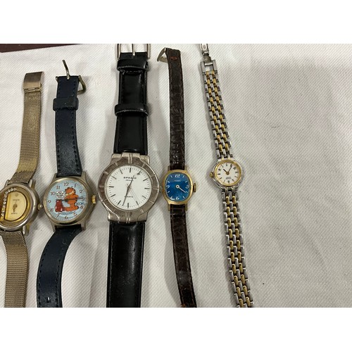 104 - COLLECTION OF MODERN WRIST WATCHES