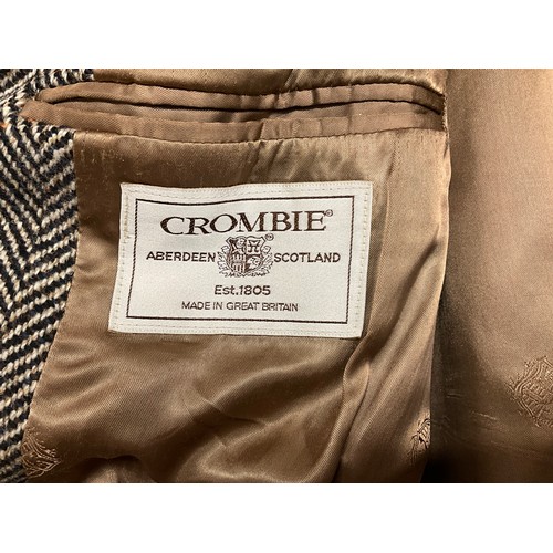 99 - PURE WOOL SILK LINED CROMBIE SCOTTISH GENTLEMANS COAT