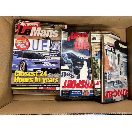 120 - THREE BOXES OF CAR MAGAZINES