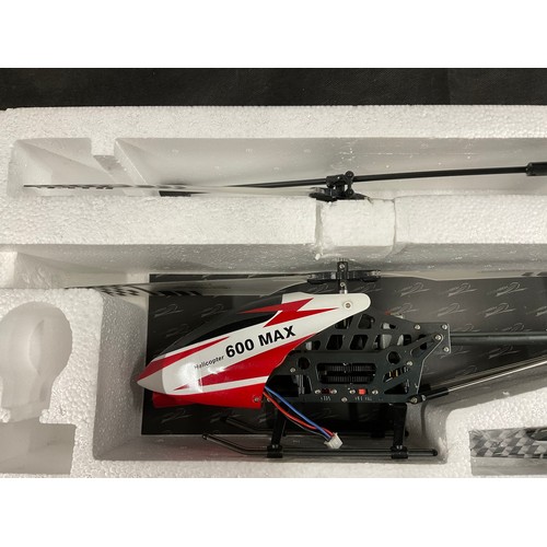 13 - RADIO CONTROL HOBBYSTATE JX 600 MODEL HELICOPTER