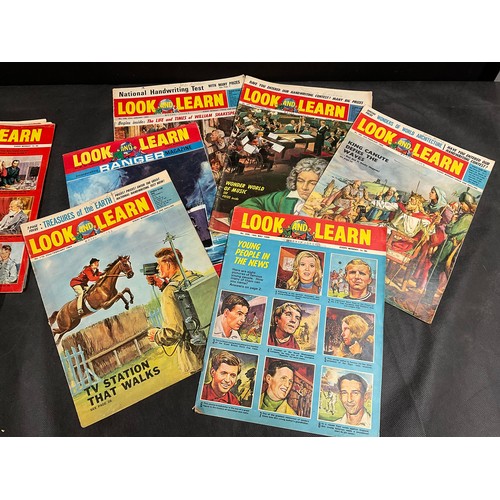 16 - A BOX OF VINTAGE LOOK AND LEARN MAGAZINES