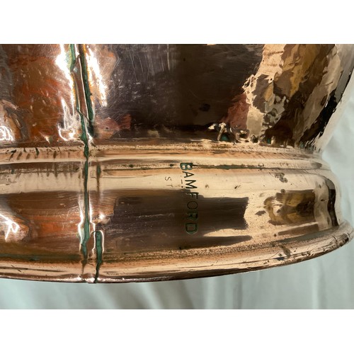 22 - VICTORIAN COPPER COAL SCUTTLE