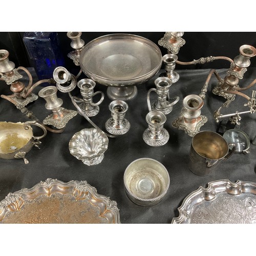 48 - 2 BOXES OF SILVERPLATED ITEMS ETC