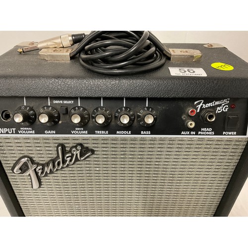 56 - FENDER FRONTMAN 15G AMPLIFIER H12