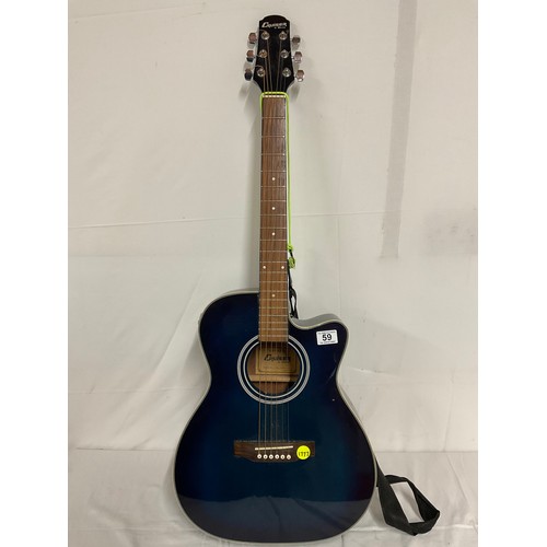 59 - CRAFTER CRUISER ACOUSTIC 6 STRING GUITAR