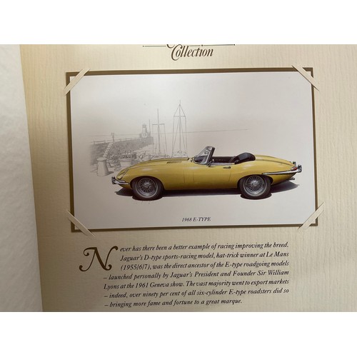 67 - JAGUAR CAR CALENDAR COLLECTION IN ORIGINAL BOX