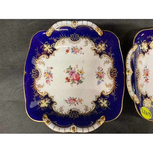 90 - PAIR OF VICTORIAN COALPORT SERVING PLATES  9