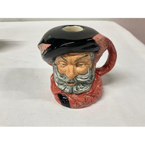 100 - 3 ROYAL DOULTON MEDUIM SIZE TOBY JUGS - RIP VAN WINKLE,FALSTAFF AND THE POACHER