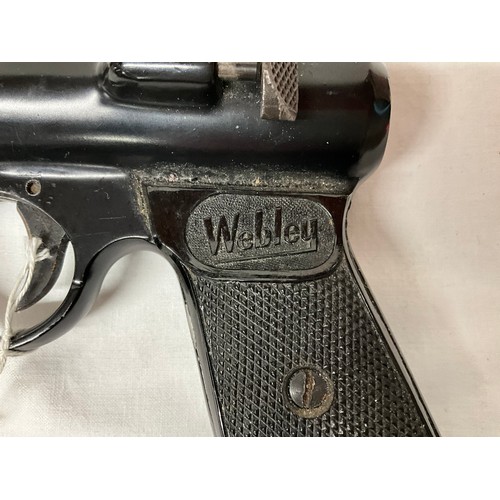 104 - VINTAGE WEBLEY JUNIOR MK II .77 AIR PISTOL