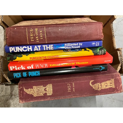 114 - 2 BOXES OF PUNCH BOOKS