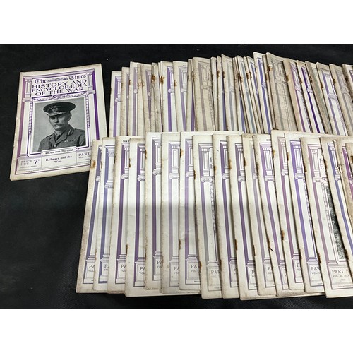 120 - BOX OF HISTORY AND ENYCLOPEDIA OF WORLD WAR ONE MAGAZINES