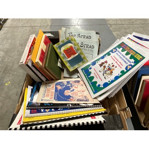 123 - TWO BOXES OF MUSIC BOOKS AND SCORES