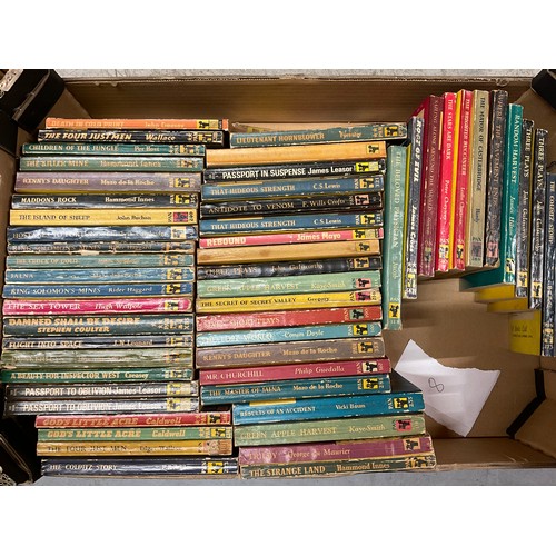 128 - BOX OF VINTAGE PAN PAPERBACK BOOKS