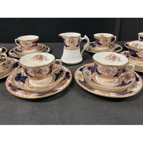 175 - BOX OF VICTORIAN TEA WARE 33 PIECES