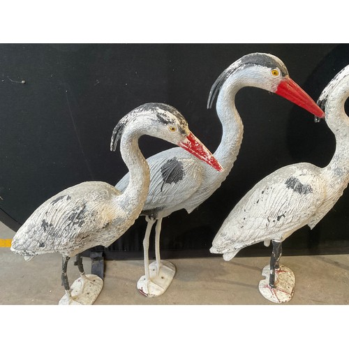 230 - 4 DECOY HERONS