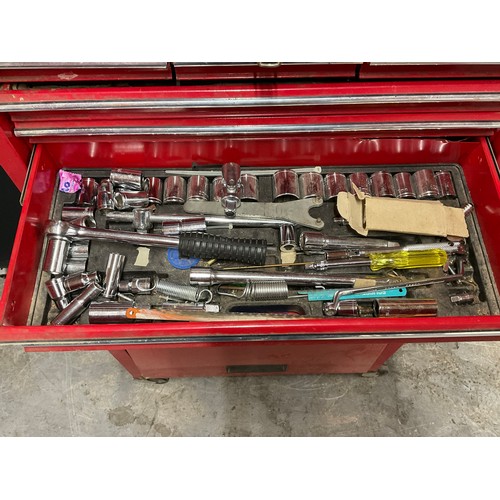 241 - STACKON TOOL CABINET AND CHEST TO INCLUDE CONTENTS