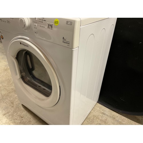 278 - HOTPOINT AQUARIUS 8KG WASHING MACHINE