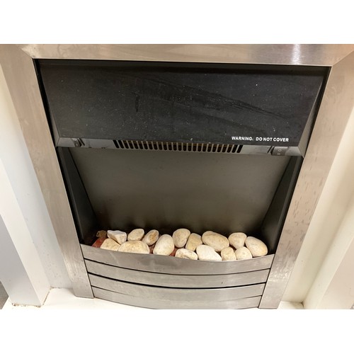 360 - MODERN ELECTRIC FIRE IN SURROUND H31