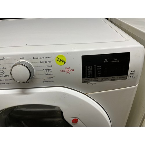 338 - HOOVER 9KG 1400 SPIN WASHING MACHINE