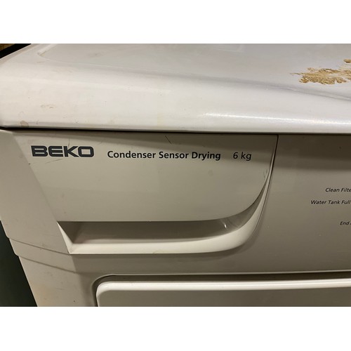 337 - BEKO 6KG CONDENSER TUMBLE DRYER