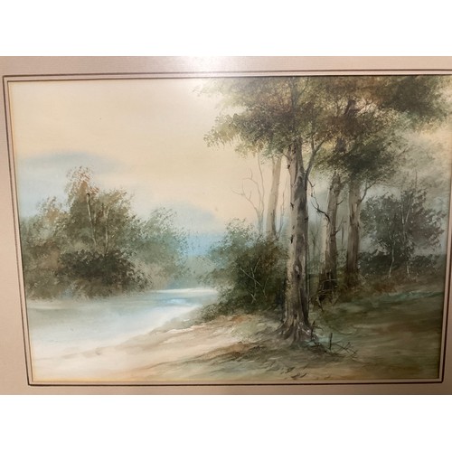 323 - PAIR OF GILT FRAMED COUNTRY SCENE PICTURES 
19