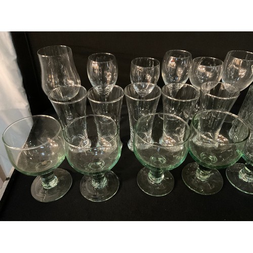 16 - 3 BOXES OF GLASSWARE TO INCLUDE DRINKING GLASSES ETC