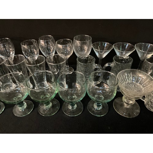 16 - 3 BOXES OF GLASSWARE TO INCLUDE DRINKING GLASSES ETC