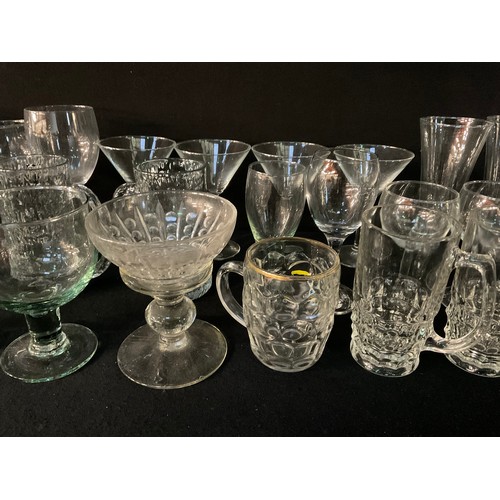 16 - 3 BOXES OF GLASSWARE TO INCLUDE DRINKING GLASSES ETC