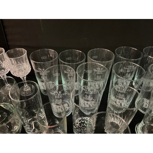 16 - 3 BOXES OF GLASSWARE TO INCLUDE DRINKING GLASSES ETC