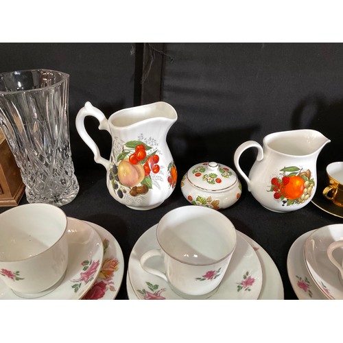 35 - 2 BOX OF CHINA TO INCLUDE TEA SETS ETC