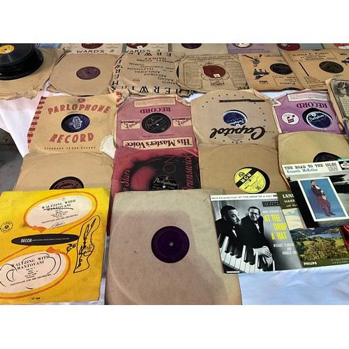 73 - BOX OF 78'S AND SINGLES ETC