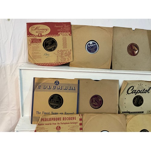 73 - BOX OF 78'S AND SINGLES ETC