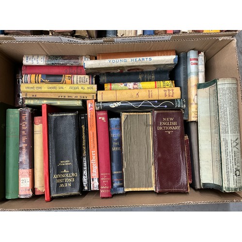 72 - 2 BOXES OF VINTAGE BOOKS TO INCLUDE CHILDRENS ETC