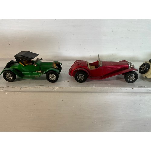 66 - BOX OF MODEL CARS MOTORBIKES ETC