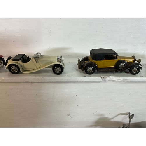 66 - BOX OF MODEL CARS MOTORBIKES ETC