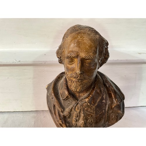 90 - VINTAGE POTTERY BUST DATED 1876