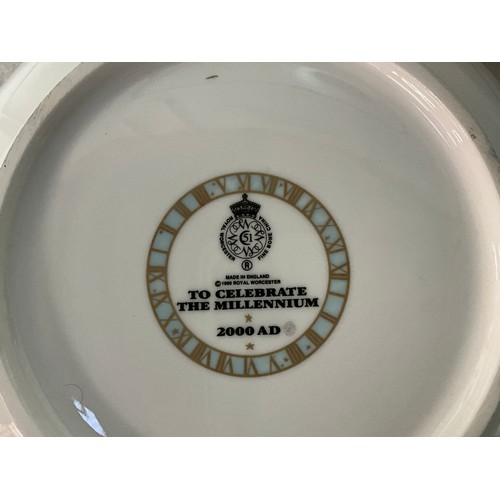 94 - ROYAL WORCESTER MILLENIUM BOWL AND MATCHING TANKARD