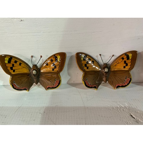 108 - 5 BESWICK BUTTERFLIES