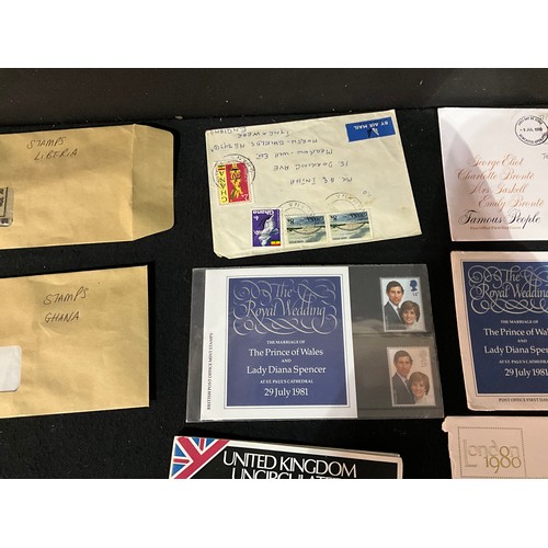 111 - QUANTITY OF STAMPS AND FIRST DAY COVERS ETC