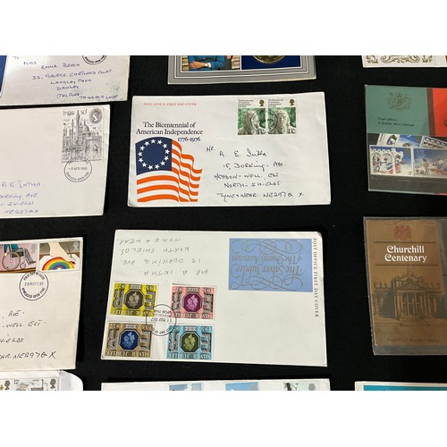 111 - QUANTITY OF STAMPS AND FIRST DAY COVERS ETC