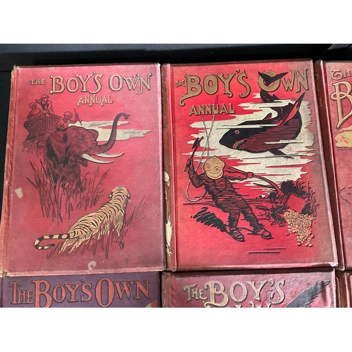 56 - BOX OF VINTAGE BOYS OWN ANNUALS