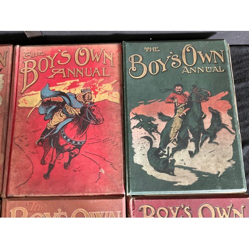 56 - BOX OF VINTAGE BOYS OWN ANNUALS