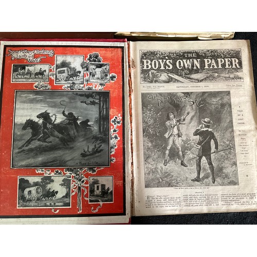 56 - BOX OF VINTAGE BOYS OWN ANNUALS