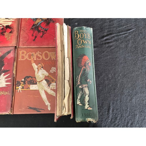 56 - BOX OF VINTAGE BOYS OWN ANNUALS