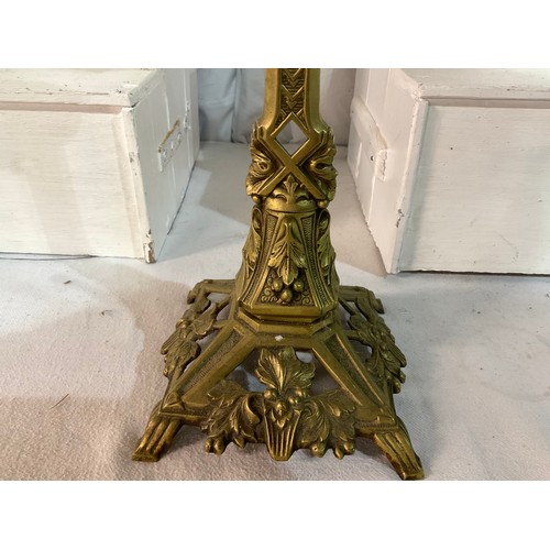 218 - CAST BRASS CRUCIFIX H22”