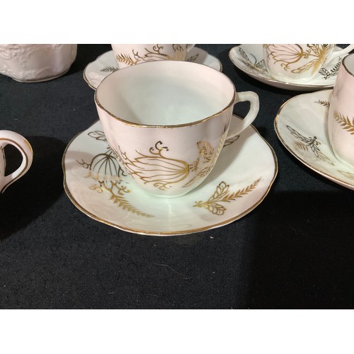 174 - TWO BOXES OF VICTORIAN AND LATER CHINA TO INCLUDE TWO BONE CHINA TEASETS, NORITAKE CHINA, TWIN HANDL... 