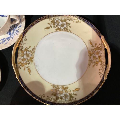 174 - TWO BOXES OF VICTORIAN AND LATER CHINA TO INCLUDE TWO BONE CHINA TEASETS, NORITAKE CHINA, TWIN HANDL... 