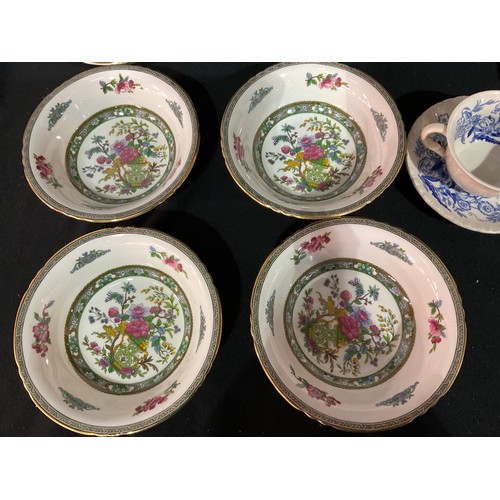 174 - TWO BOXES OF VICTORIAN AND LATER CHINA TO INCLUDE TWO BONE CHINA TEASETS, NORITAKE CHINA, TWIN HANDL... 